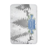 Winter Wonderland Bath Mat - Blue (Voorkant Verticaal)