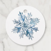 Winter Wonderland Bedankt Bedankjes Labels (Achterkant)