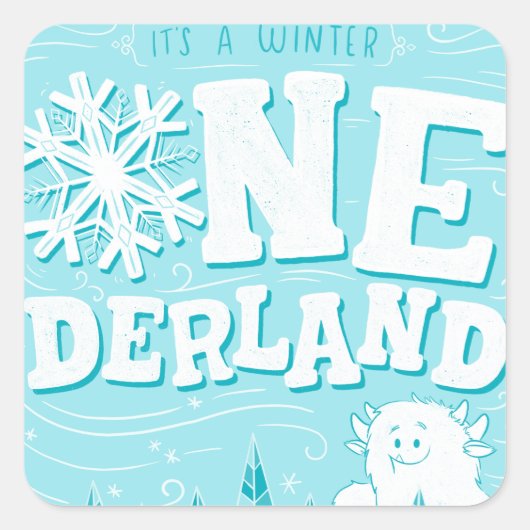 Winter Wonderland Bijpassende stickers (Voorkant)