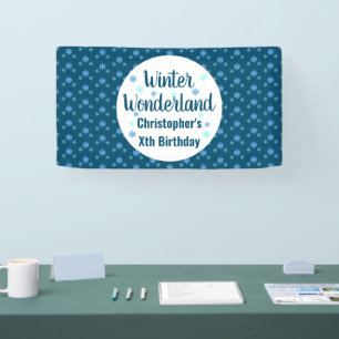 Winter Wonderland Birthday Spandoek