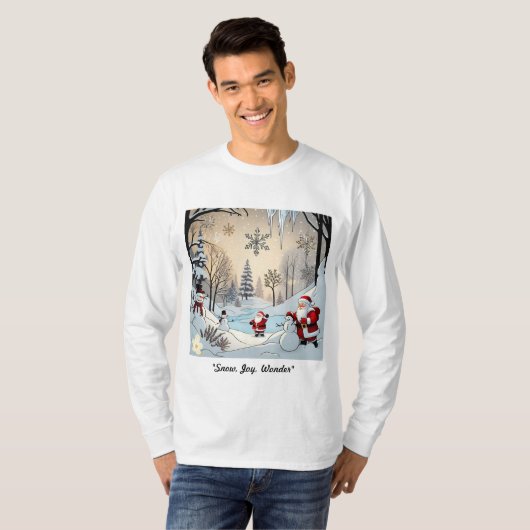 Winter Wonderland Bliss T-shirt (Voorkant volledig)