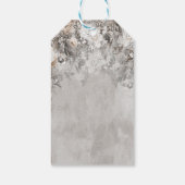 Winter Wonderland bloemen bos Cadeaulabel (Achterkant)