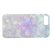*~* Winter Wonderland Bokeh Snowflake Case-Mate iPhone Case (Achterkant (Horizontaal))