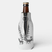 Winter Wonderland Bottle Cooler - Paars (Fles Achterkant)