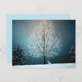 Winter Wonderland briefkaart (Voorkant / Achterkant)