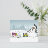 Winter Wonderland Briefkaart (Staand voorkant)