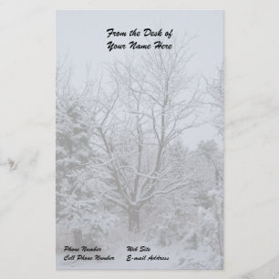 Winter Wonderland Briefpapier