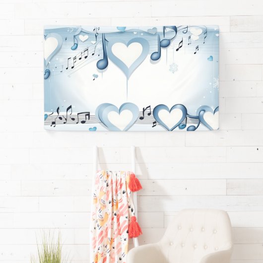 Winter Wonderland Bruiloft Banner (Insitu)