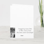 Winter Wonderland Carte de remerciements de Noël (Dos)