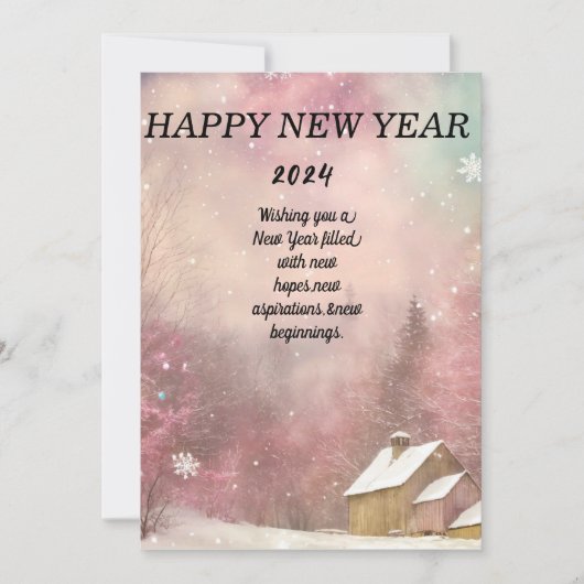 "Winter Wonderland : Carte du Nouvel An baisée par (Devant)