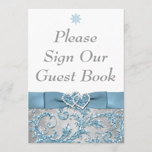 Winter Wonderland Cartes de table Coeurs