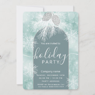 Winter wonderland corporate Holiday Kaart