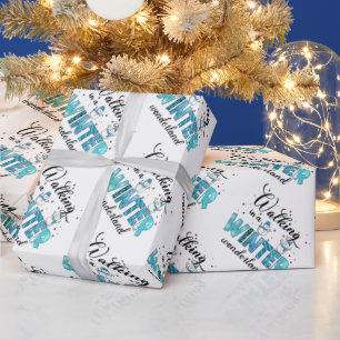 Winter Wonderland Customize Cadeaupapier