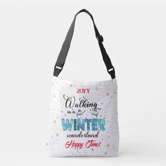 Winter Wonderland Customize Crossbody Tas (Voorkant)