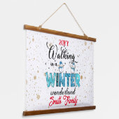 Winter Wonderland Customize Hangend Wandkleed (Gebogen)