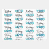 Winter Wonderland Customize Inpakpapier Vel (Voorkant 3)