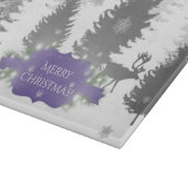 Winter Wonderland Cutting Board - Paars Snijplank (Hoek)