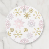 Winter Wonderland Dank u Cadeau Label (Achterkant)