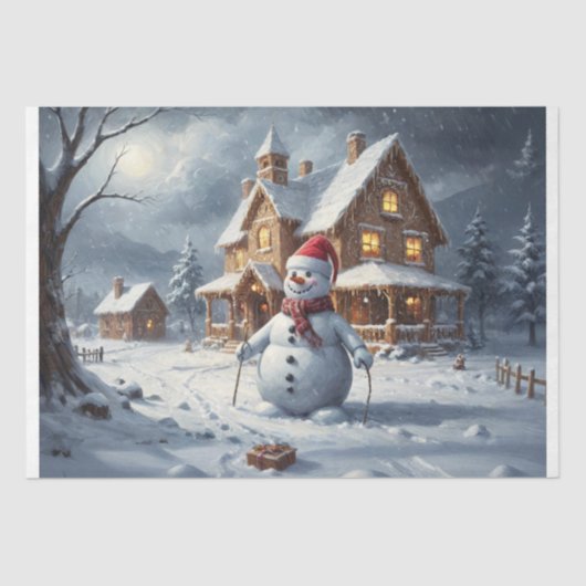 Winter Wonderland - Decoupage - Tissuepapier (Voorkant)