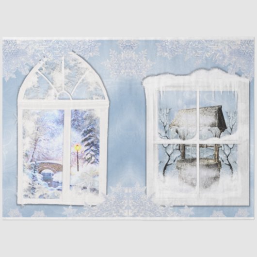 Winter Wonderland Design Series 8 Tissuepapier (Voorkant)