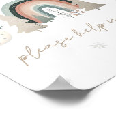Winter Wonderland Drinken Tafelbord Poster (Hoek)