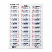 Winter Wonderland Etiket (Full Sheet)