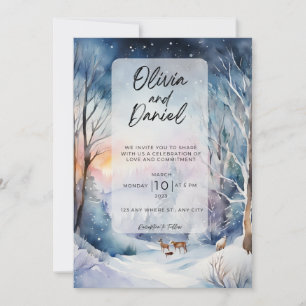Winter Wonderland Faire-part de mariage