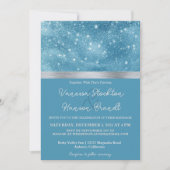 Winter Wonderland Faire-part de mariage (Devant)