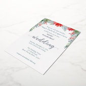 Winter Wonderland Faire-part de mariage Foil Invit (Rotation)