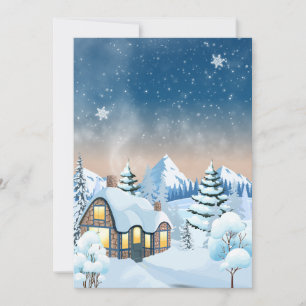 Winter wonderland  feestdagenkaart