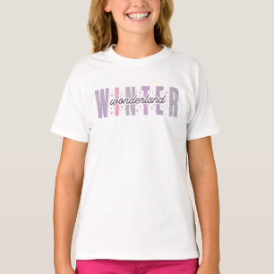 Winter Wonderland - Feestelijke Typografie Kunst T-shirt