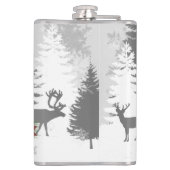 Winter Wonderland Flask - Red Heupfles (Achterkant)