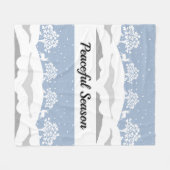 Winter Wonderland Fleece Blanket Deken (Voorkant (Horizontaal))