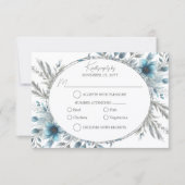 Winter Wonderland Floral RSVP (Devant)