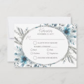 Winter Wonderland Floral RSVP (Devant)