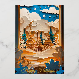 Winter Wonderland Folie Kaart