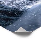 Winter Wonderland Forest Snowfall Poster (Hoek)