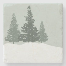 Winter Wonderland Forest Trees