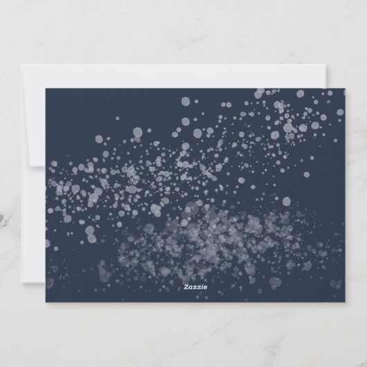 Winter Wonderland Foto Holiday Kaart (Achterkant)