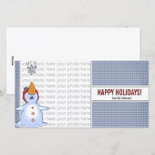 Winter Wonderland Fotokaart Feestdagenkaart (Voorkant / Achterkant)