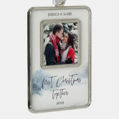 Winter Wonderland | Gepersonaliseerd foto Ornament (Rechts)