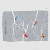 Winter Wonderland Golfhanddoek (Horizontaal)