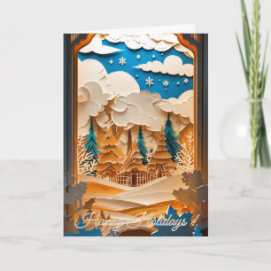 Winter Wonderland Greeting Kaart