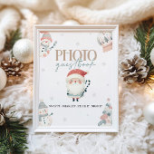 Winter Wonderland Guest Book Tafelbord Poster