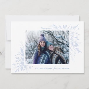Winter Wonderland Horizontal Holiday Carte photo