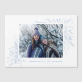 Winter Wonderland Horizontal Holiday Photo Magnet (Devant)