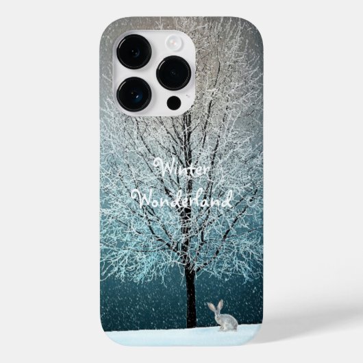 "Winter Wonderland" i14 Pro-Hoesje Case-Mate iPhone Case (Achterkant)