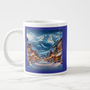 Winter Wonderland in Crested Butte, Colorado Extra Grote Beker