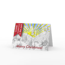 Winter wonderland in het park groet