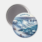 Winter Wonderland in Niagara Magneet (Voorkant / Achterkant)